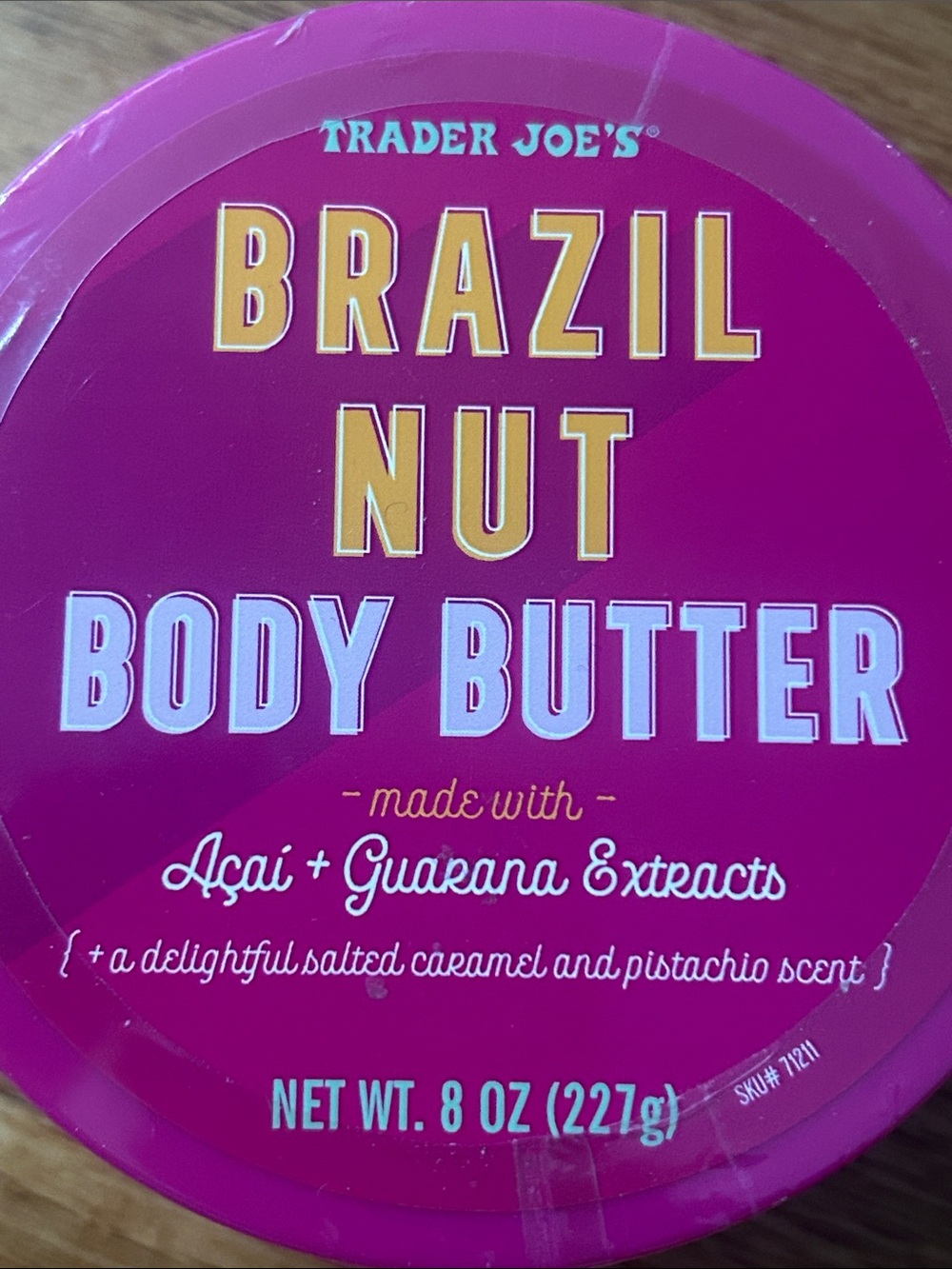 Trader Joe’s Brazil Nut Body Butter - Pink 8 Oz NWT